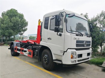 東風(fēng)天錦勾臂垃圾車-12方