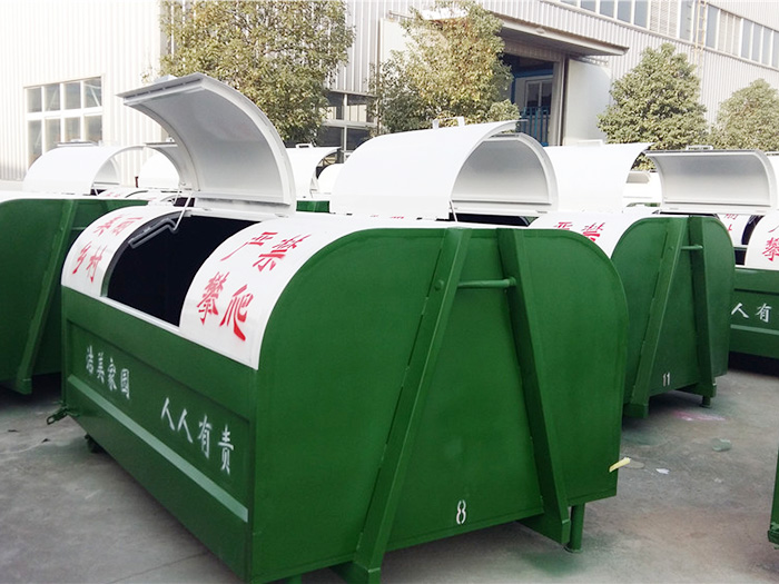 5方移動式垃圾箱車