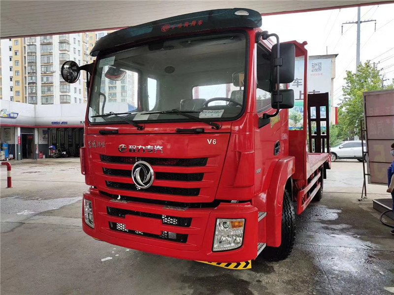 國6東風錦程單橋平板車