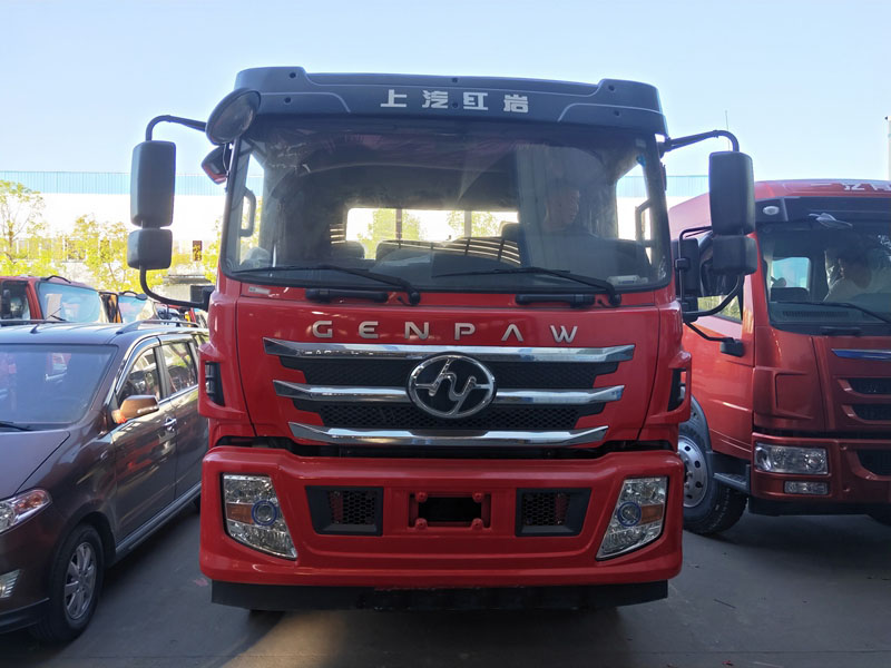 上汽紅巖單橋平板車(chē)