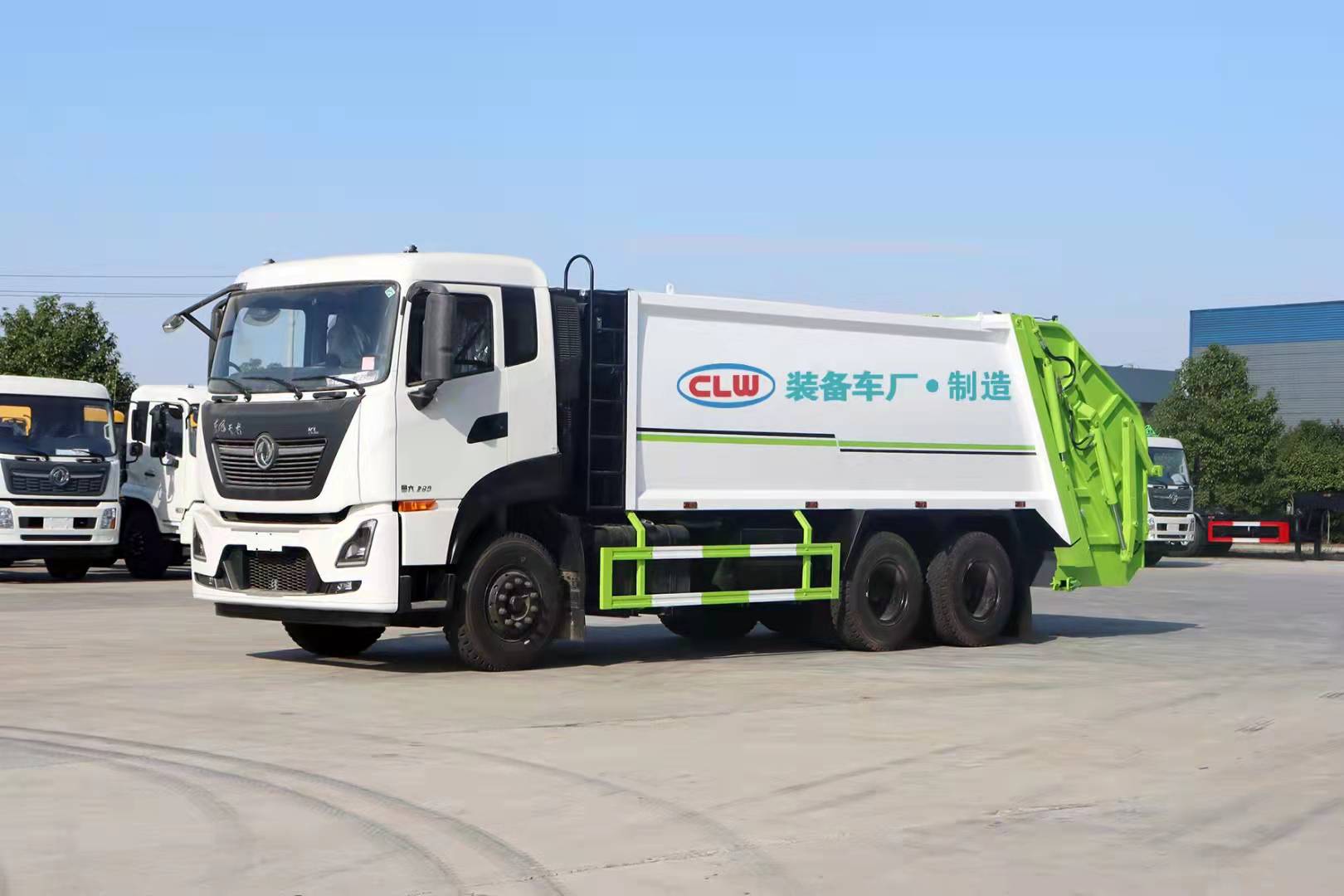 東風(fēng)天龍后雙橋壓縮式垃圾車