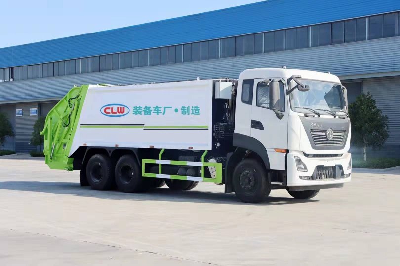 東風(fēng)天龍后雙橋壓縮式垃圾車