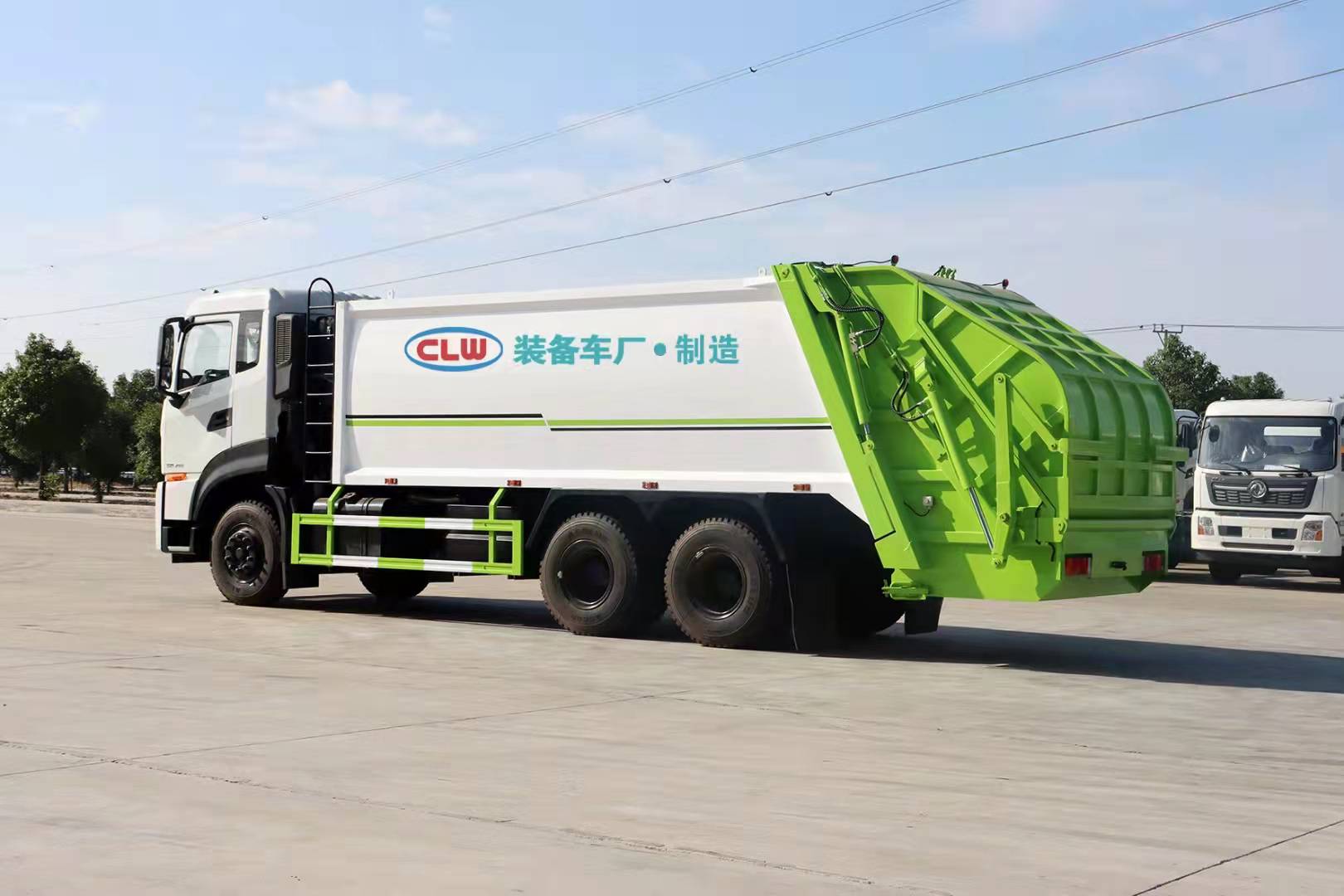 東風(fēng)天龍后雙橋壓縮式垃圾車