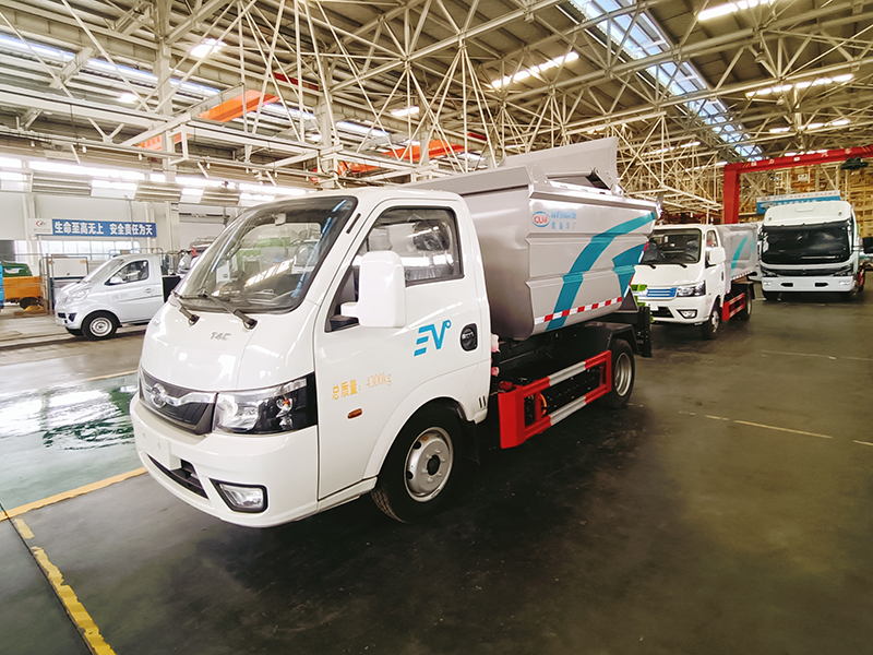 3.5方比亞迪T4純電動(dòng)自裝卸垃圾車(chē)