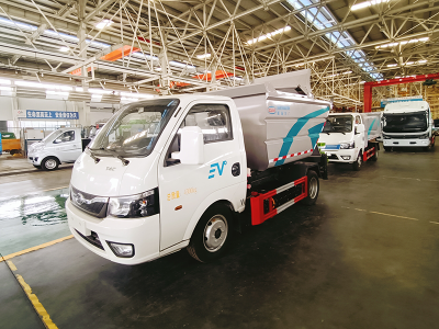3.5方比亞迪T4純電動自裝卸垃圾車